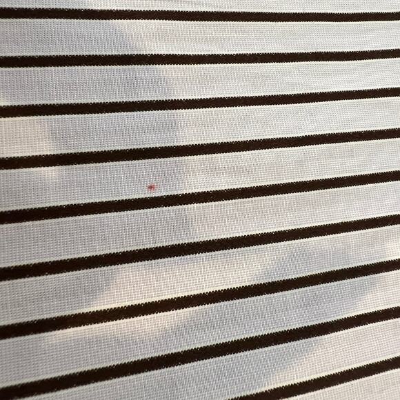 Boss Hugo Boss Striped Dress Shirt Men's 15.5 32/33 Purple Brown White Stripes - Picture 9 of 10